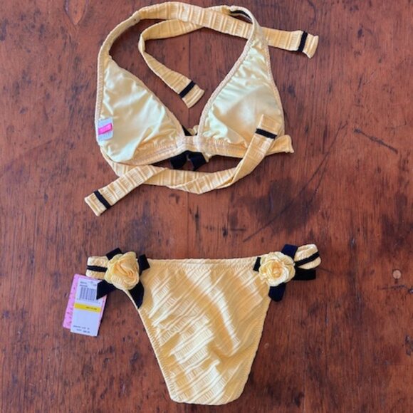 Vintage Y2K Betsey Johnson Unforgettable Bikini Set M - Picture 6 of 7